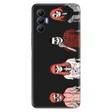 Senada Tecno Spark 8 Pro İle Uyumlu Kılıf Silikon Renkli Desenli Resimli - Iskelet Aile
