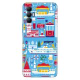 Senada Tecno Spark 8 Pro İle Uyumlu Kılıf Silikon Renkli Desenli Resimli - Istanbul Geo