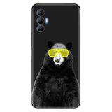 Senada Tecno Spark 8 Pro İle Uyumlu Kılıf Silikon Renkli Desenli Resimli - Kanye Bear