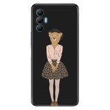 Senada Tecno Spark 8 Pro İle Uyumlu Kılıf Silikon Renkli Desenli Resimli - Kolejli Leopar