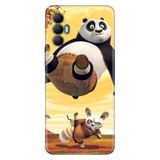 Senada Tecno Spark 8 Pro İle Uyumlu Kılıf Silikon Renkli Desenli Resimli - Kungfu Panda