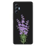 Senada Tecno Spark 8 Pro İle Uyumlu Kılıf Silikon Renkli Desenli Resimli - Lavanta