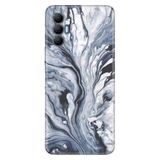 Senada Tecno Spark 8 Pro İle Uyumlu Kılıf Silikon Renkli Desenli Resimli - Lüks Mermer