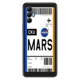 Senada Tecno Spark 8 Pro İle Uyumlu Kılıf Silikon Renkli Desenli Resimli - Mars Uçak Bileti