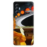 Senada Tecno Spark 8 Pro İle Uyumlu Kılıf Silikon Renkli Desenli Resimli - Mars'A Yolculuk