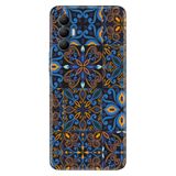 Senada Tecno Spark 8 Pro İle Uyumlu Kılıf Silikon Renkli Desenli Resimli - Mavi Geo