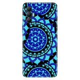 Senada Tecno Spark 8 Pro İle Uyumlu Kılıf Silikon Renkli Desenli Resimli - Mavi Mandala,Color194