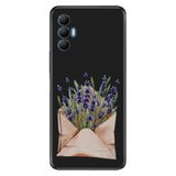 Senada Tecno Spark 8 Pro İle Uyumlu Kılıf Silikon Renkli Desenli Resimli - Mektup