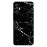 Senada Tecno Spark 8 Pro İle Uyumlu Kılıf Silikon Renkli Desenli Resimli - Mermer Siyah