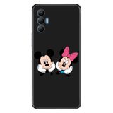 Senada Tecno Spark 8 Pro İle Uyumlu Kılıf Silikon Renkli Desenli Resimli - Minnie Mickeyyyyy