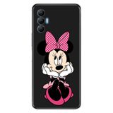 Senada Tecno Spark 8 Pro İle Uyumlu Kılıf Silikon Renkli Desenli Resimli - Minniee Karakter