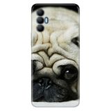 Senada Tecno Spark 8 Pro İle Uyumlu Kılıf Silikon Renkli Desenli Resimli - Miskin Pug