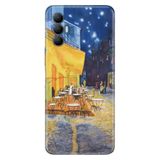 Senada Tecno Spark 8 Pro İle Uyumlu Kılıf Silikon Renkli Desenli Resimli - Night Cafe