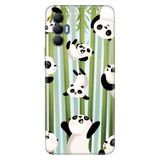 Senada Tecno Spark 8 Pro İle Uyumlu Kılıf Silikon Renkli Desenli Resimli - Panda Game