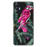 Senada Tecno Spark 8 Pro İle Uyumlu Kılıf Silikon Renkli Desenli Resimli - Papağan,Color274
