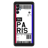 Senada Tecno Spark 8 Pro İle Uyumlu Kılıf Silikon Renkli Desenli Resimli - Paris Uçak Bileti