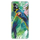 Senada Tecno Spark 8 Pro İle Uyumlu Kılıf Silikon Renkli Desenli Resimli - Parrot