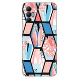 Senada Tecno Spark 8 Pro İle Uyumlu Kılıf Silikon Renkli Desenli Resimli - Petek Floral