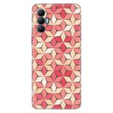 Senada Tecno Spark 8 Pro İle Uyumlu Kılıf Silikon Renkli Desenli Resimli - Pink Mozaic