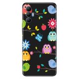 Senada Tecno Spark 8 Pro İle Uyumlu Kılıf Silikon Renkli Desenli Resimli - Renkli Kanatlar