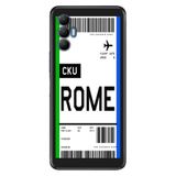 Senada Tecno Spark 8 Pro İle Uyumlu Kılıf Silikon Renkli Desenli Resimli - Roma Uçak Bileti