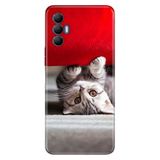 Senada Tecno Spark 8 Pro İle Uyumlu Kılıf Silikon Renkli Desenli Resimli - Saklambaç Kedi