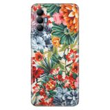 Senada Tecno Spark 8 Pro İle Uyumlu Kılıf Silikon Renkli Desenli Resimli - Sanatsal Çiçek