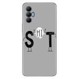 Senada Tecno Spark 8 Pro İle Uyumlu Kılıf Silikon Renkli Desenli Resimli - Shit!!