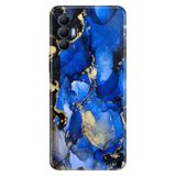 Senada Tecno Spark 8 Pro İle Uyumlu Kılıf Silikon Renkli Desenli Resimli - Simli Ametist Taşı