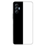 Senada Tecno Spark 8 Pro İle Uyumlu Kılıf Silikon Renkli Desenli Resimli - Siyah Beyaz Feda