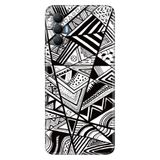 Senada Tecno Spark 8 Pro İle Uyumlu Kılıf Silikon Renkli Desenli Resimli - Siyah/Beyaz