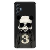 Senada Tecno Spark 8 Pro İle Uyumlu Kılıf Silikon Renkli Desenli Resimli - Skull Panda