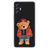 Senada Tecno Spark 8 Pro İle Uyumlu Kılıf Silikon Renkli Desenli Resimli - Teddybear