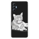Senada Tecno Spark 8 Pro İle Uyumlu Kılıf Silikon Renkli Desenli Resimli - Tekir