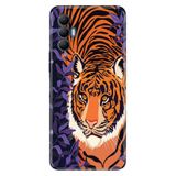 Senada Tecno Spark 8 Pro İle Uyumlu Kılıf Silikon Renkli Desenli Resimli - Tiger