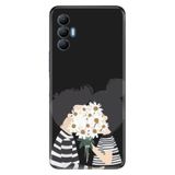 Senada Tecno Spark 8 Pro İle Uyumlu Kılıf Silikon Renkli Desenli Resimli - Utangaç Aşk