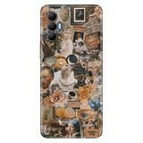 Senada Tecno Spark 8 Pro İle Uyumlu Kılıf Silikon Renkli Desenli Resimli - Van.Gogh