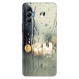 Senada Tecno Spark 8 Pro İle Uyumlu Kılıf Silikon Renkli Desenli Resimli - Yağmurlu Bir Akşam