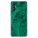 Senada Tecno Spark 8 Pro İle Uyumlu Kılıf Silikon Renkli Desenli Resimli - Yeşil Ametist