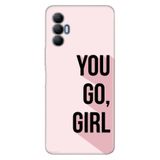 Senada Tecno Spark 8 Pro İle Uyumlu Kılıf Silikon Renkli Desenli Resimli - You Go Girl