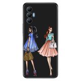 Senada Tecno Spark 8 Pro İle Uyumlu Kılıf Uyumlu Silikon Renkli Desenli Resimli - Fashion Miss