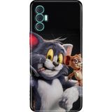 Senada Tecno Spark 8 Pro Kılıf Desenli Baskılı Tpu Rubber Kapak Jerry And-Tom - 001-Renkli