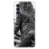 Senada Tecno Spark 8 Pro Uyumlu İle Uyumlu Kılıf Silikon Renkli Desenli Resimli - Harleymoto Girl