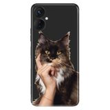 Senada Tecno Spark 9T İle Uyumlu Kılıf Silikon Desenli Resimli Uv Kapak Düşün Be Kedi