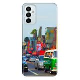 Senada Uyumlu Samsung Galaxy M23 İle Uyumlu Kılıf 0.4Mm Lazer Kesim Silikon Kapak Miami Street