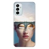 Senada Uyumlu Samsung Galaxy M23 İle Uyumlu Kılıf 0.4Mm Lazer Kesim Silikon Kapak Sanatsal