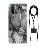 Senada Vivo Y11s Y20 Y20s ile Uyumlu Kılıf Black Art Silikon İpli Boyun Askı Aparatı