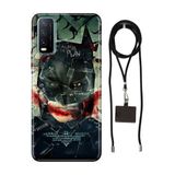 Senada Vivo Y11s Y20 Y20s ile Uyumlu Kılıf BruceWayne Silikon İpli Boyun Askı Aparatı