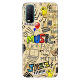 Senada Vivo Y11S Y20 Y20S İle Uyumlu Kılıf Desenli Baskılı Silikon 80'S Music