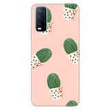 Senada Vivo Y11S Y20 Y20S İle Uyumlu Kılıf Desenli Baskılı Silikon Cactus